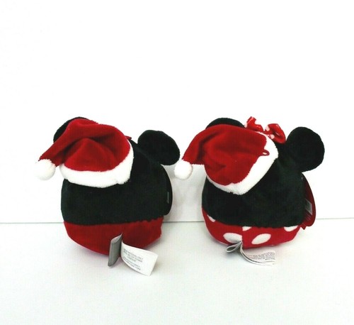 Hallmark Disney Mickey & Minnie Mouse Fluffballs Christmas Tree Ornament 4" - Picture 4 of 4