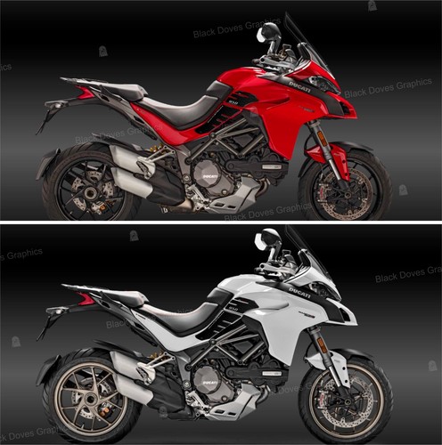 Adesivi 3D Protezioni Laterali Serbato Compatibili Ducati Multistrada 950 17-19 - Imagen 5 de 7