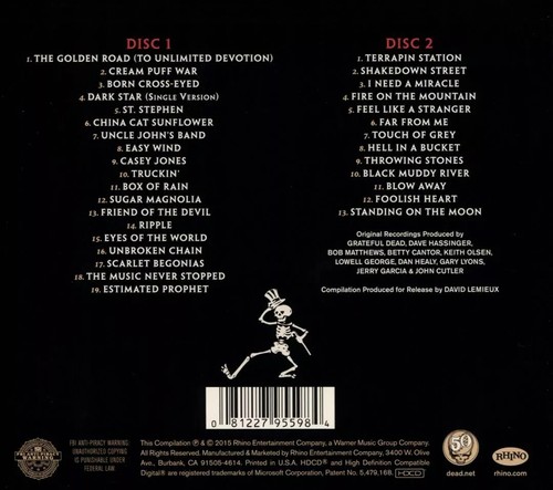 Grateful Dead - The Best of - 2 CD Remastered (HDCD ) New & SEALED - Picture 2 of 4