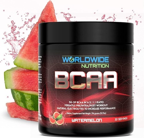 Worldwide Nutrition BCAA Powder - Watermelon - 30 Servings
