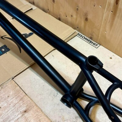 Cult Badboy V1 BMX Frame Set Black Cr-Mo 4130 Made in USA TT