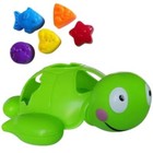 Turtle Shape Sorter Baby Toy with 6 Colorful Blocks, Sorting & Matching Puzzle T