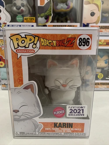 Funko Pop! Dragon Ball Z Karin 896 Flocked Funimation Exclusivo W.50mm Protector