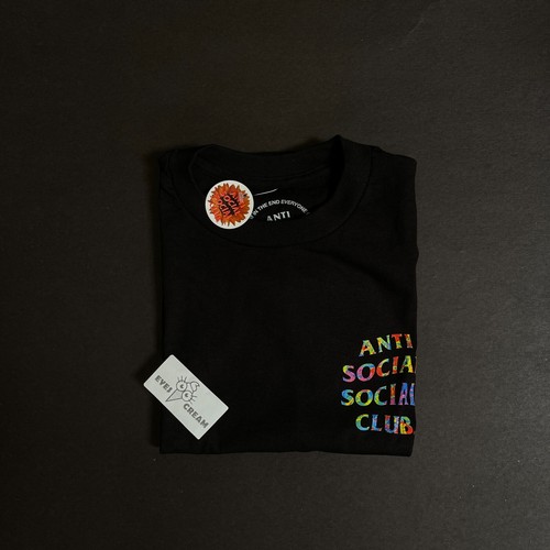 DS FW22 Anti social social club Pedals On The Floor Black Tee S t-shirt ASSC TS - Picture 3 of 7