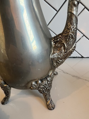 Juego de café bandeja ovalada vintage Godinger Silver Art - Imagen 8 de 10