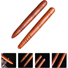 2x Wood Stick Hand Foot Massager Muscular Relaxant Reflexology Acupuncture Home