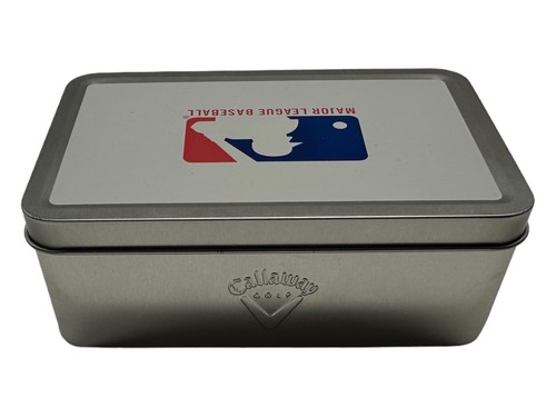 Callaway Golf Tin Logo Golf Balls Collectors Tin 2002 Vintage Collectible MLB - Picture 13 of 15