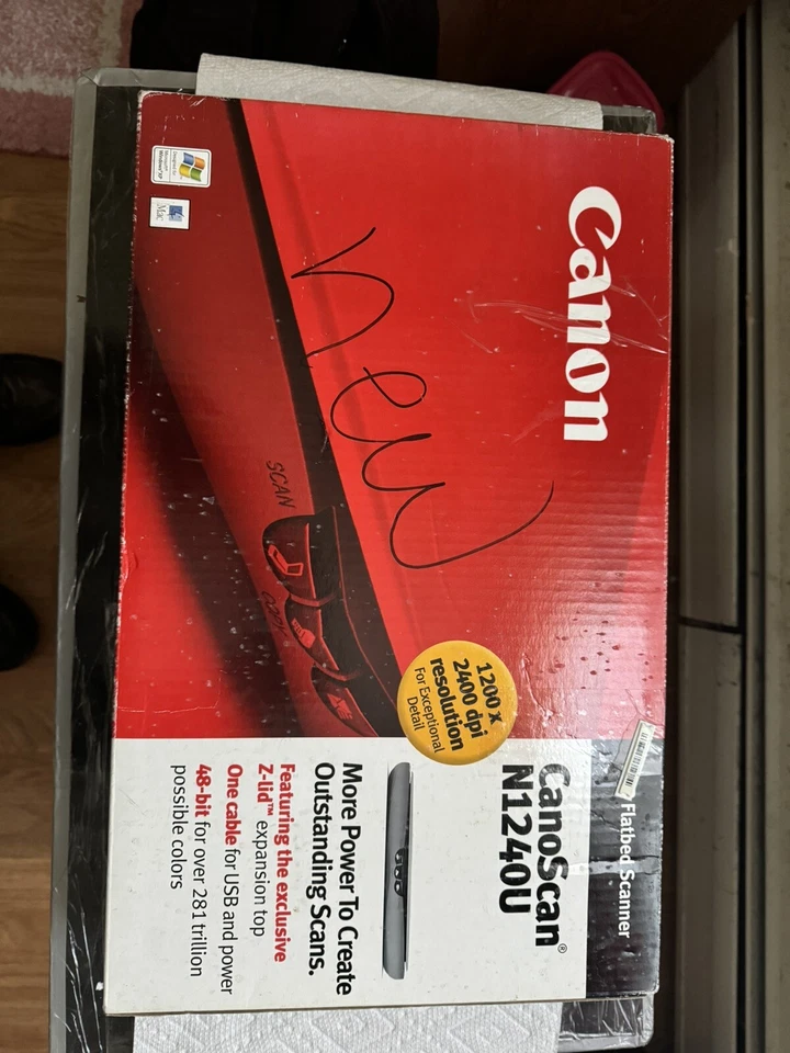 Canon CanoScan N1240U Flatbed Scanner 48-bit USB 1.1 1200x2400 dpi Exceptional - Image 4 of 4