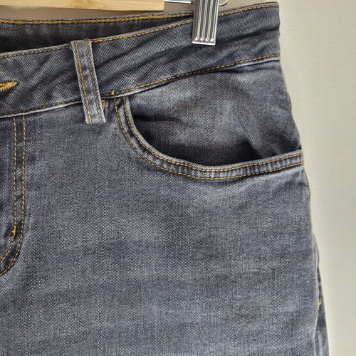 Pantalones de mezclilla para mujer Weird Fish negros carbón usar el fin de semana talla 12L W32 L32 - Imagen 5 de 15