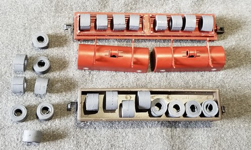 LMH 1601 Detail Part 24 pc STEEL COIL Car Load GRAY Unfinished 36"-48" x 66" N - Picture 3 of 12