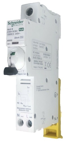 Schneider Acti 9 iC60H PoN RCBO 6a 10a 16a 20a 32a 40a Amp Tipo B C 10kA 30mA - Imagen 20 de 38