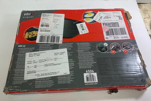 Weber Grill Top Griddle 6506 17.7 in. L x 13.7 in. W -Pack of 1 - Picture 4 of 7