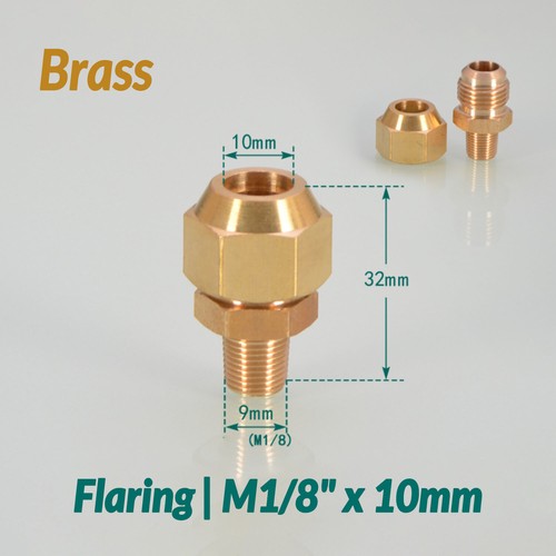 Messing Gewindefitting | Kupferrohr Abfackeln Verbindungsnippel mit Außengewinde - Bild 12 von 23