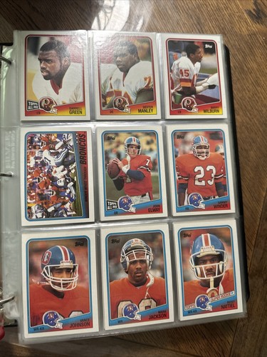1988 TOPPS FOOTBALL COMPLETE SET 1-396 Bo Jackson rookie PACK In Album - Picture 3 of 13