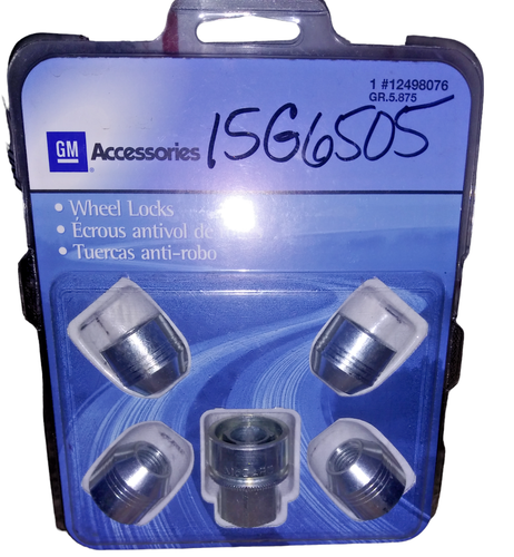 GM Goodwrench Wheel Lock Set  Buick Cadillac Chevrolet 1998-2003 #12498076 - Picture 1 of 4