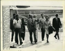1974 Press Photo President Ford with the First Family arrive at Camp David