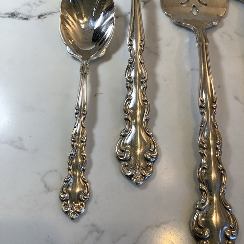 Modern Baroque Oneida, 5 Serving Pieces - Community Silver Plate Flatware - Picture 3 of 12