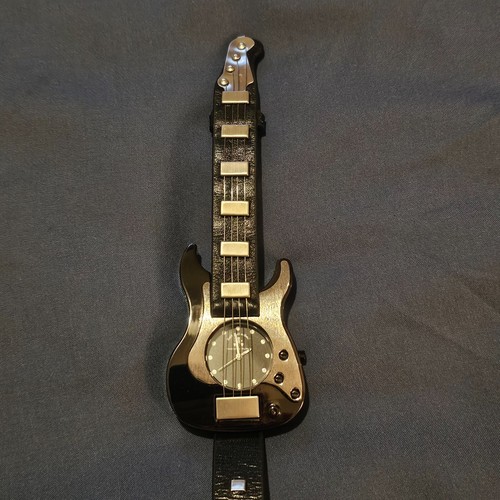 Rock Roll n Soul Gitarrenuhr schwarz - OVP, Auslauffarbe SELTENER FUND!! - Bild 4 von 7