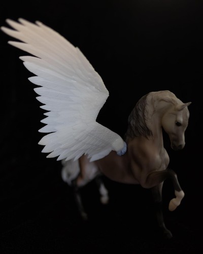 Traditional Scale Model Horse Wings For Custom Breyer Or Resin - Angel Type Pair - Picture 2 of 8