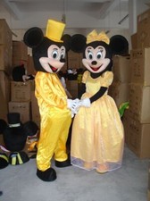 Wedding Mickey Mouse Minnie Mascot Costume Xmas Party Fancy Dress Adult Gift
