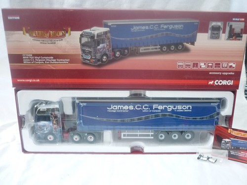 Camión moderno Corgi 1:50th/Haulage CC15204 MAN TGX lado cortina James C Ferguson - Imagen 2 de 4