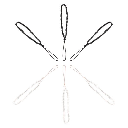 5 Pieces Handyriemen Perlenbesetzte Telefon-Lanyards Telefongurte - Zdjęcie 10 z 12