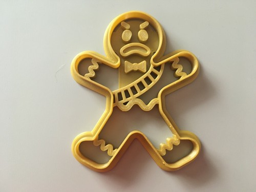 Merry Marauder Gingerbread 3D Printed Cookie Cutter Stamp Baking Shape - Picture 2 of 4