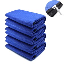 72x80 4PCs Extra Thick Furniture Moving Packing Blanket For Shipping Furniture P