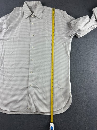Ermenegildo Zegna Hemd Herren XL kariert Nadelstreifen Button Down Kleid Italy 2 Stück - Bild 11 von 24