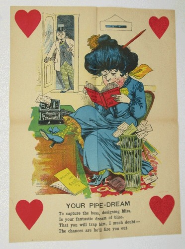 Un trío de extraños San Valentines vintage - Imagen 2 de 4