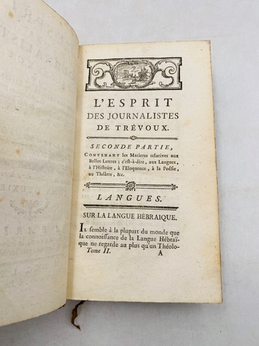 [ALLETZ (Pons Augustin)] L'esprit des journalistes de Trévoux. Paris, 1771 - Picture 5 of 8