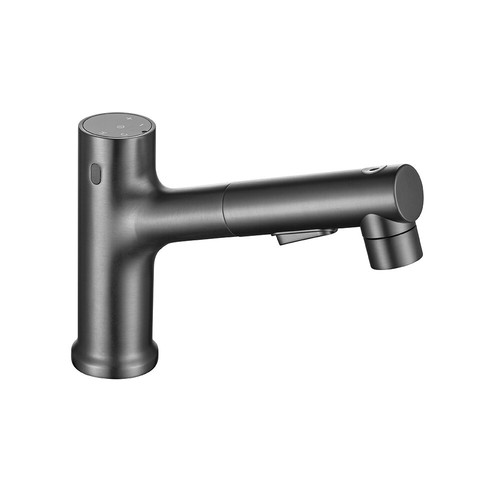 Brass Automatic Touchless Bathroom Sink Faucet Hand Free Sensor Basin Pull out - Picture 29 of 37