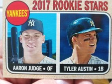 2017 TOPPS #214 ROOKIE STARS JUDGE AUSTIN ALL MINT GEM YOU DECIDE,A CLASSIC!