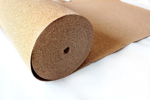 Rotolo in Sughero Supercompresso da 2 mm x mt 1 x 10 (10 mq) termo isolante - Foto 2 di 5