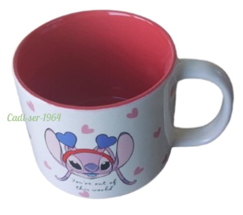 Disney ANGEL Ceramic Mug Caption " Your Out Of This World" NEW Lilo & Stitch - Picture 2 of 24