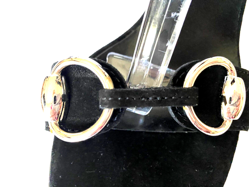 GUCCI BLACK SUEDE SHOES SIZE3 38.5 /8.5 MADE IN ITALY! - Bild 6 von 8