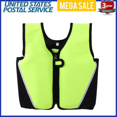 Child Swimming Float Suit Swim Vest Jacket For Kids 1-6 Years(Light Green L) CBK