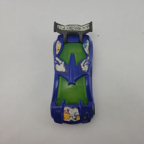 Hot Wheels 2012 Made for McDonalds Sports Car Blue & Green - Picture 6 of 7