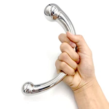 Stainless Steel Handheld Full Body Massager Wand Prostate Toy Stimulate Massage