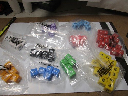 Dice Lot Multiple Colors - Picture 1 of 4