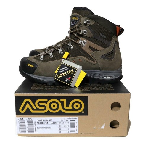 Asolo Flame GV Hiking Boots Gore-Tex + Vibram - Cortex / Brown Sz 8.5-12 NEW - Picture 5 of 5