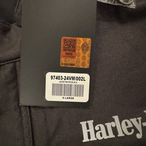 Chaqueta de moto Harley-Davidson #1 $250 talla XL negra gris reflectante - Imagen 4 de 9