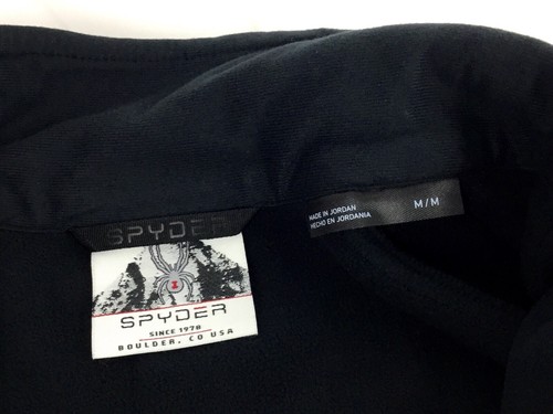 Spyder Giacca Adulto XL Nero Pullover Maglione Texturizzato Attivo Outdoor Uomo M - Foto 3 di 13