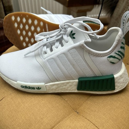 Talla 5.5 - Adidas NMD_R1 Blanco y Verde - Imagen 3 de 5