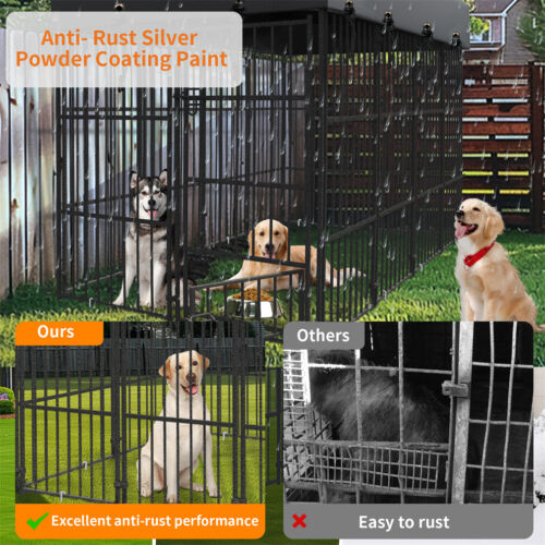 XXL Large Dog Enclosure Playpen Run Chicken Hen Cage for Outdoor Backyard Farm - Picture 12 of 16