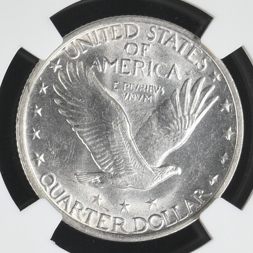 1919 STANDING LIBERTY QUARTER ~ NGC MS62 BRIGHT FLASHY GEM SLIDER! - Picture 4 of 4