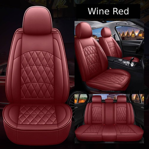 For Peugeot 208 2008 308 3008 508 5008 308GT 5-Seater Car Seat Cover Pu Leather - Picture 15 of 17