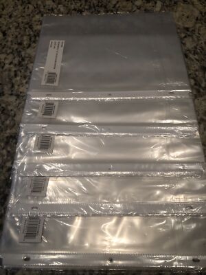 Top-Load Poly Sheet Protectors 8.5 X 11.25 Sheet Size Three Ring Clear 50 CNT