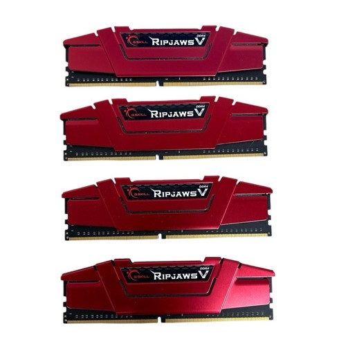 4x G.Skill RipJaws V 16GB (2x8GB) RAM DDR4 3000MHz F4-3000C16D-16GVRB - Picture 1 of 4