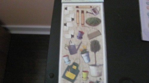 SCRAPBOOKING STICKERS DESIGNER SERIES ACID FREE GARDENING ACCESSORIES
